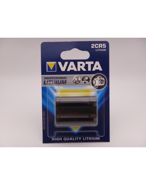 Varta 2CR5 baterie litiu foto 6V 6203